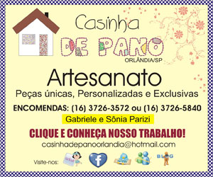 Casinha de Pano Artesanato