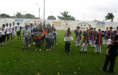 Abertura do 1º Campeonato de Futebol Society Chácara dos Amigos